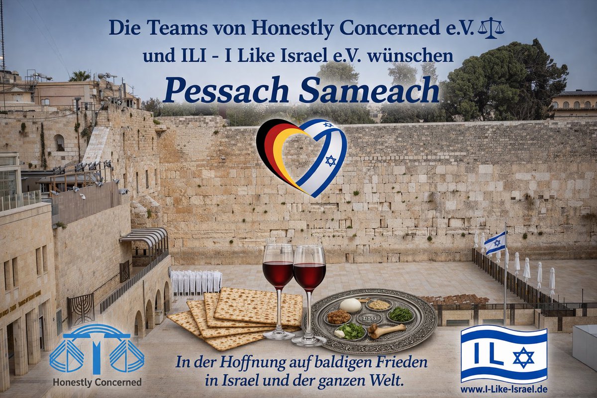 ILI_ILikeIsrael's tweet photo. Chag Pessach Sameach 🕊️
Gerade in diesen Zeiten zeigt sich, wie wichtig Zusammenhalt ist – danke für eure Unterstützung und Solidarität.
Updates: https://t.co/mwx2sRUga1
Auf Frieden, Sicherheit und eine bessere Zukunft – Am Israel Chai! 🇮🇱 https://t.co/SMhxs8mQqi