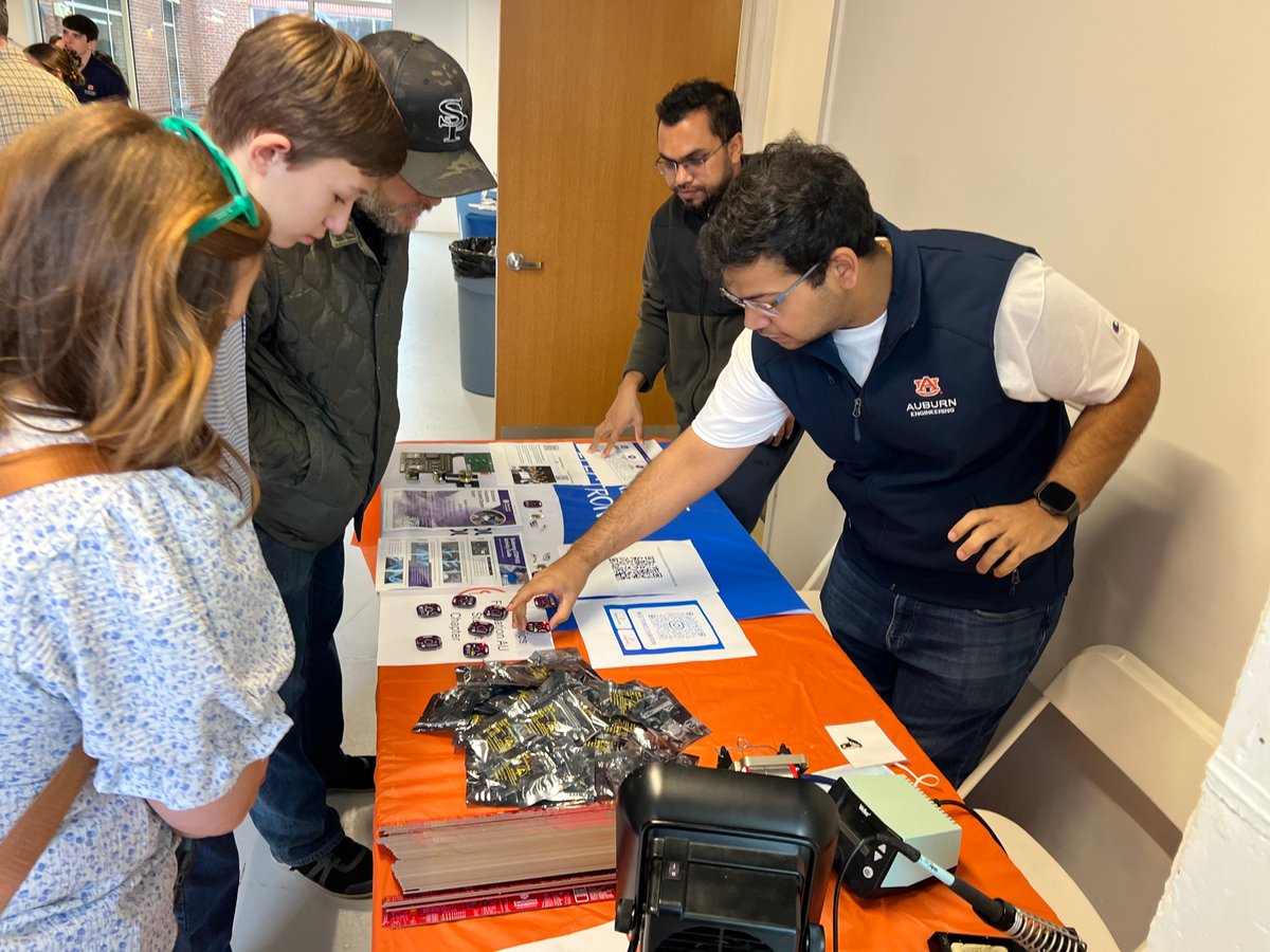 Auburn University E-Day was a success 🎉

Students led hands-on soldering demos for high schoolers and future engineers

Inspiration starts early 🔧

#STEM #EDay #FutureEngineers