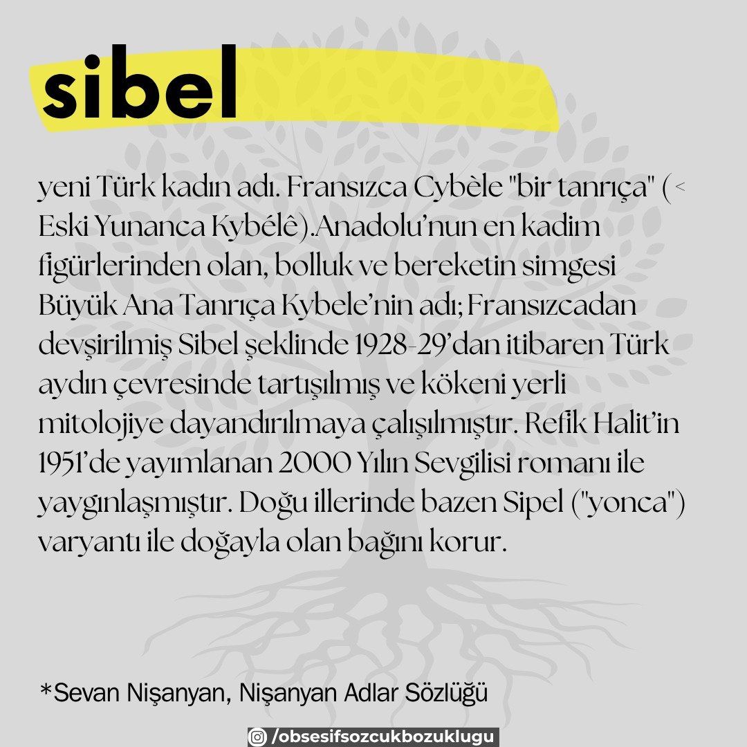 ObsesifSozcuk's tweet image. #sibel #kibele #kybella #isimlik #anadolu