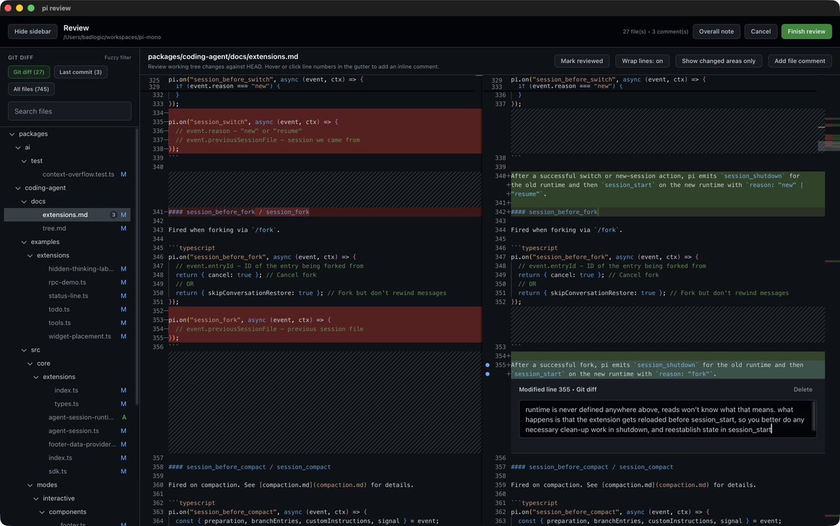 Mario Zechner tweet media
