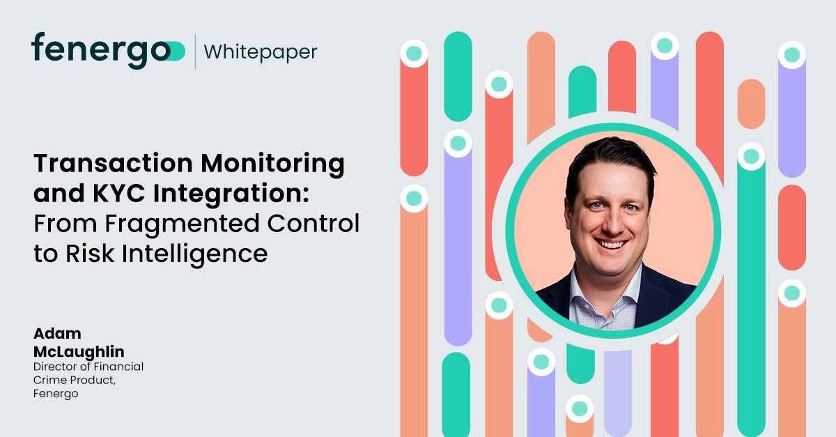 Fenergo's tweet photo. From fragmented control to risk intelligence.

See how integrating KYC and transaction monitoring enables faster reviews, fewer false positives, and stronger risk visibility.

White paper by Adam McLaughlin: https://t.co/ZjO90wiNRd https://t.co/pWp0QOBqEj