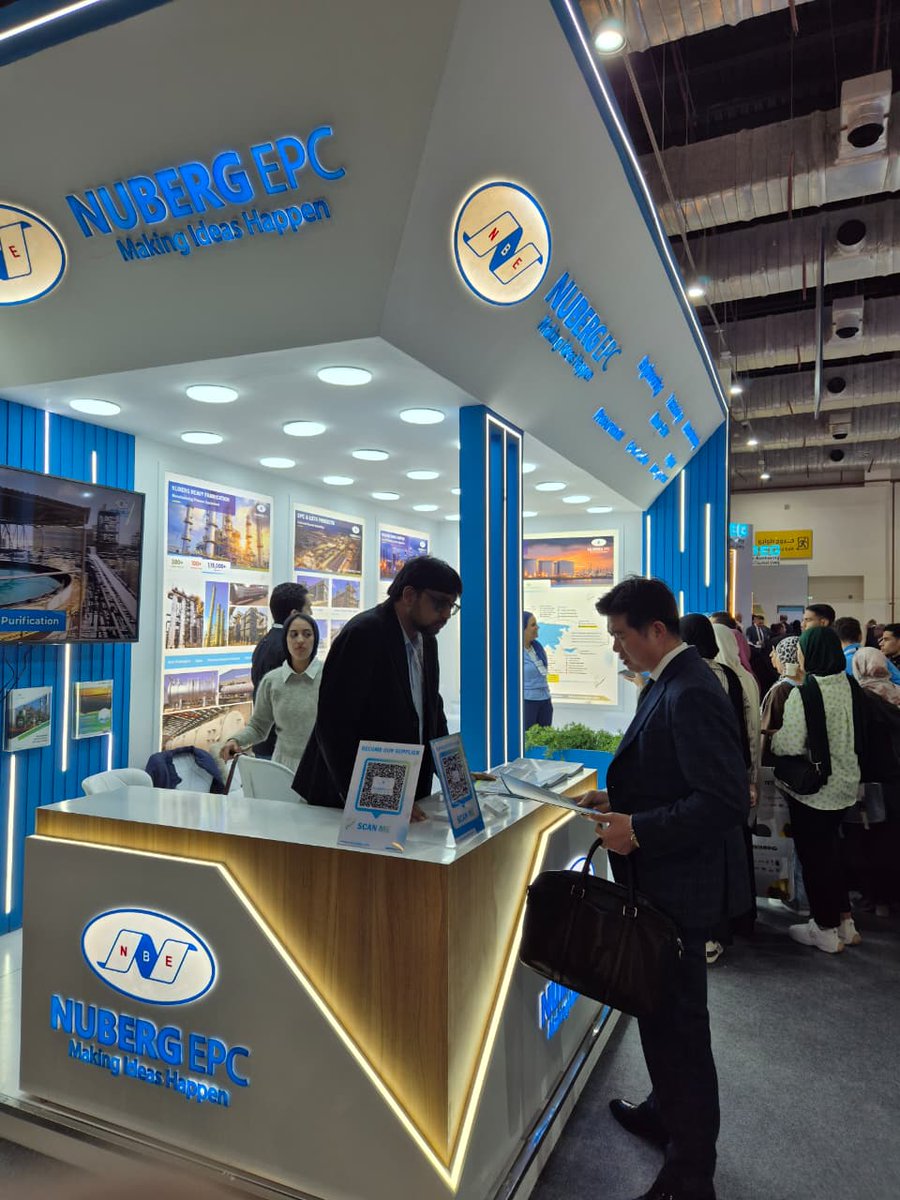 NubergEPC's tweet photo. Day 2 at #EGYPES2026 is in full swing!
Nuberg EPC is driving conversations on energy security, green transition &amp; resilient EPC delivery — while showcasing our global project footprint.
📍 Stand 1 | Hall 1E50

#nubergepc #makingideashappen #energytransition #epcexperts https://t.co/DPlRUwQeg7