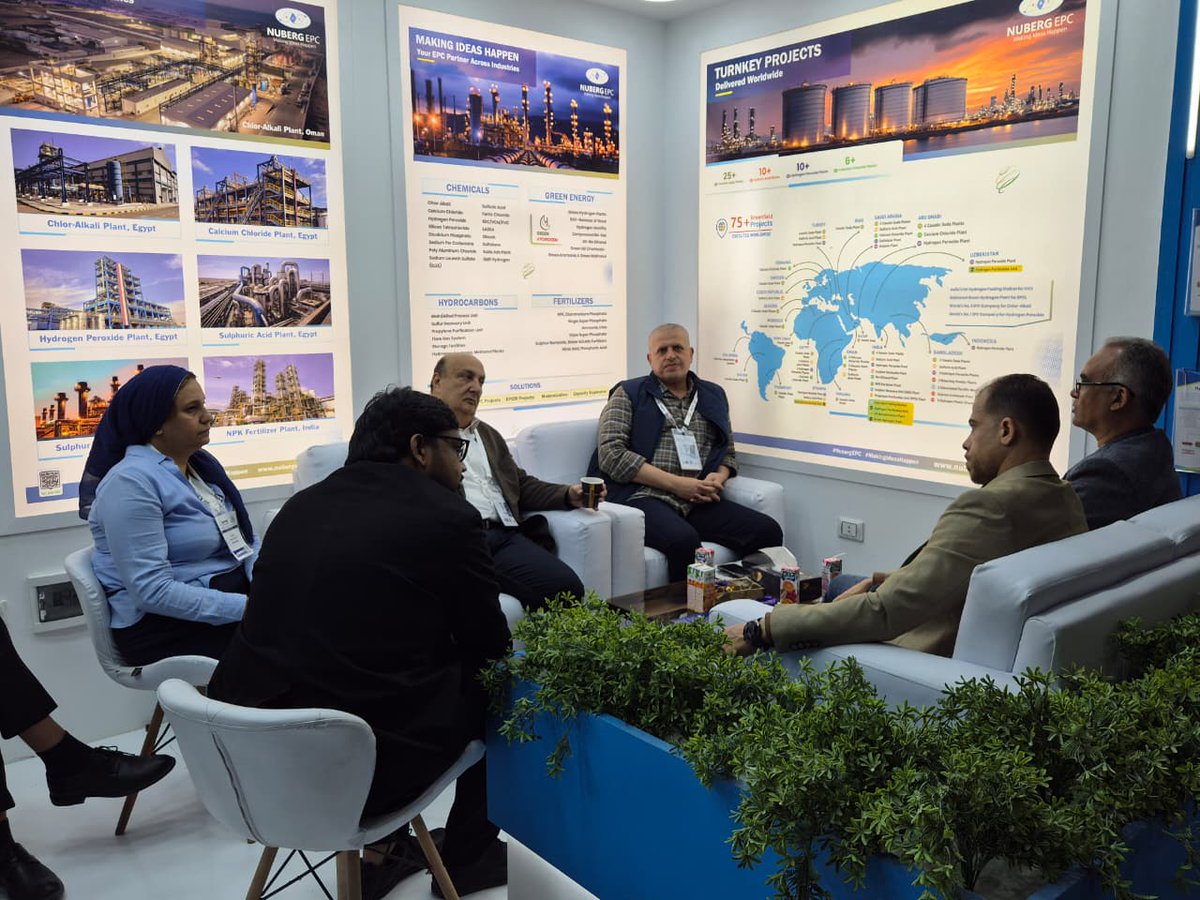 NubergEPC's tweet photo. Day 2 at #EGYPES2026 is in full swing!
Nuberg EPC is driving conversations on energy security, green transition &amp; resilient EPC delivery — while showcasing our global project footprint.
📍 Stand 1 | Hall 1E50

#nubergepc #makingideashappen #energytransition #epcexperts https://t.co/DPlRUwQeg7