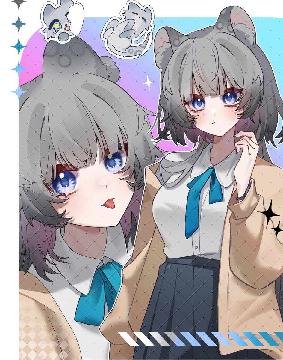 感謝 !   <a href="/safaia0726/">嵐サファイア 雪豹Vtype努力中٩(๑•̀ω•́๑)۶</a> 的滿版半身委託 !!
：略 ~
