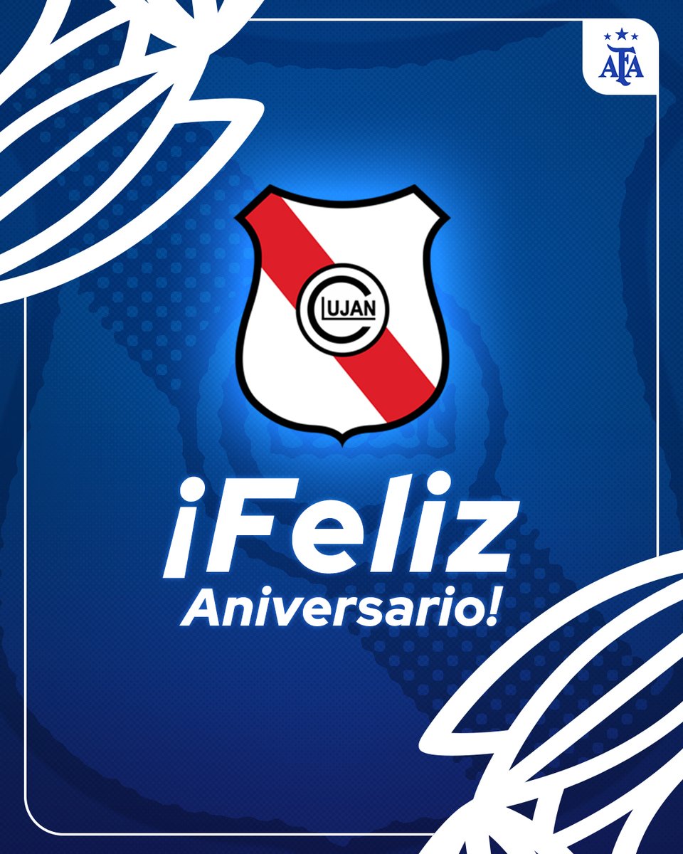 afa's tweet photo. #FelizCumple para @ClubLujan_Ok, que hoy celebra un año más de vida. ¡Salud! 🥂 https://t.co/TembCnlx3e