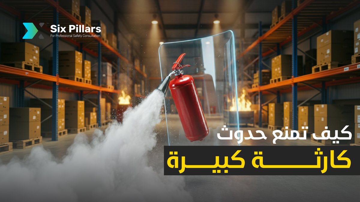 SixPillars_sa's tweet photo. هل تعرف الطريقة الصحيحة لاستخدام طفاية الحريق؟ 

اسحب مسمار الأمان.
وجّه نحو قاعدة الحريق.
اضغط على المقبض.
حرّك من اليمين لليسار.

في  الأعمدة الستة ندرب فريقك عملياً ليكون جاهزاً وقت الطوارئ.  تواصل معنا 
https://t.co/6Cv55wa48G
+966555021394 https://t.co/q3S0MlPwVp