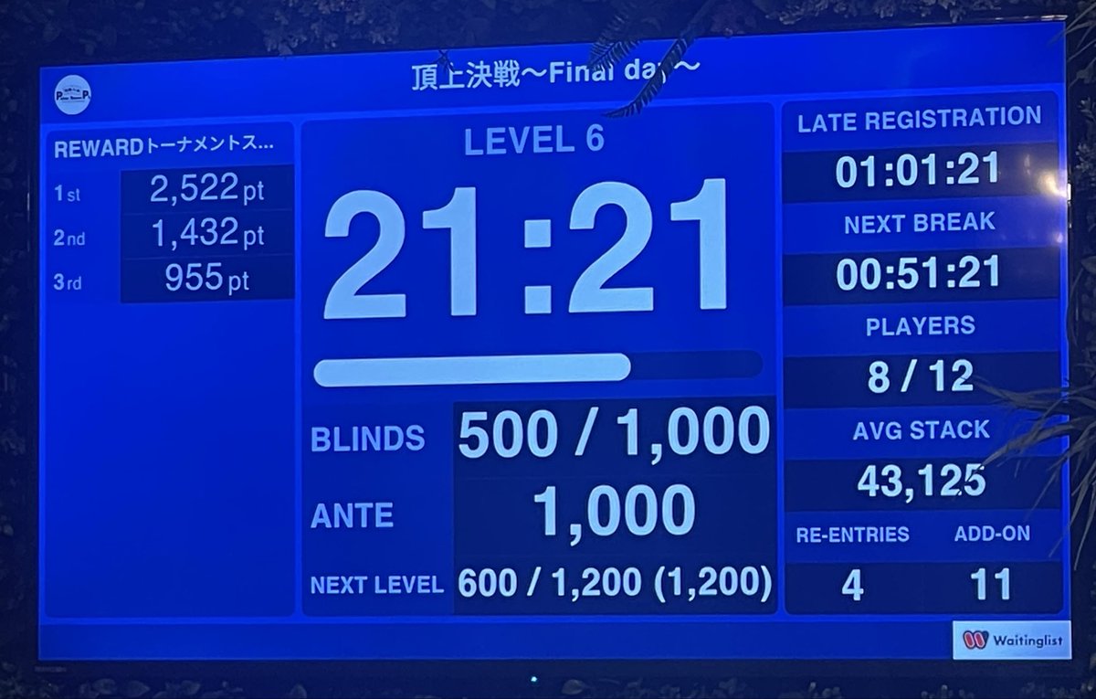 代官山 PokerRoom P3 tweet media