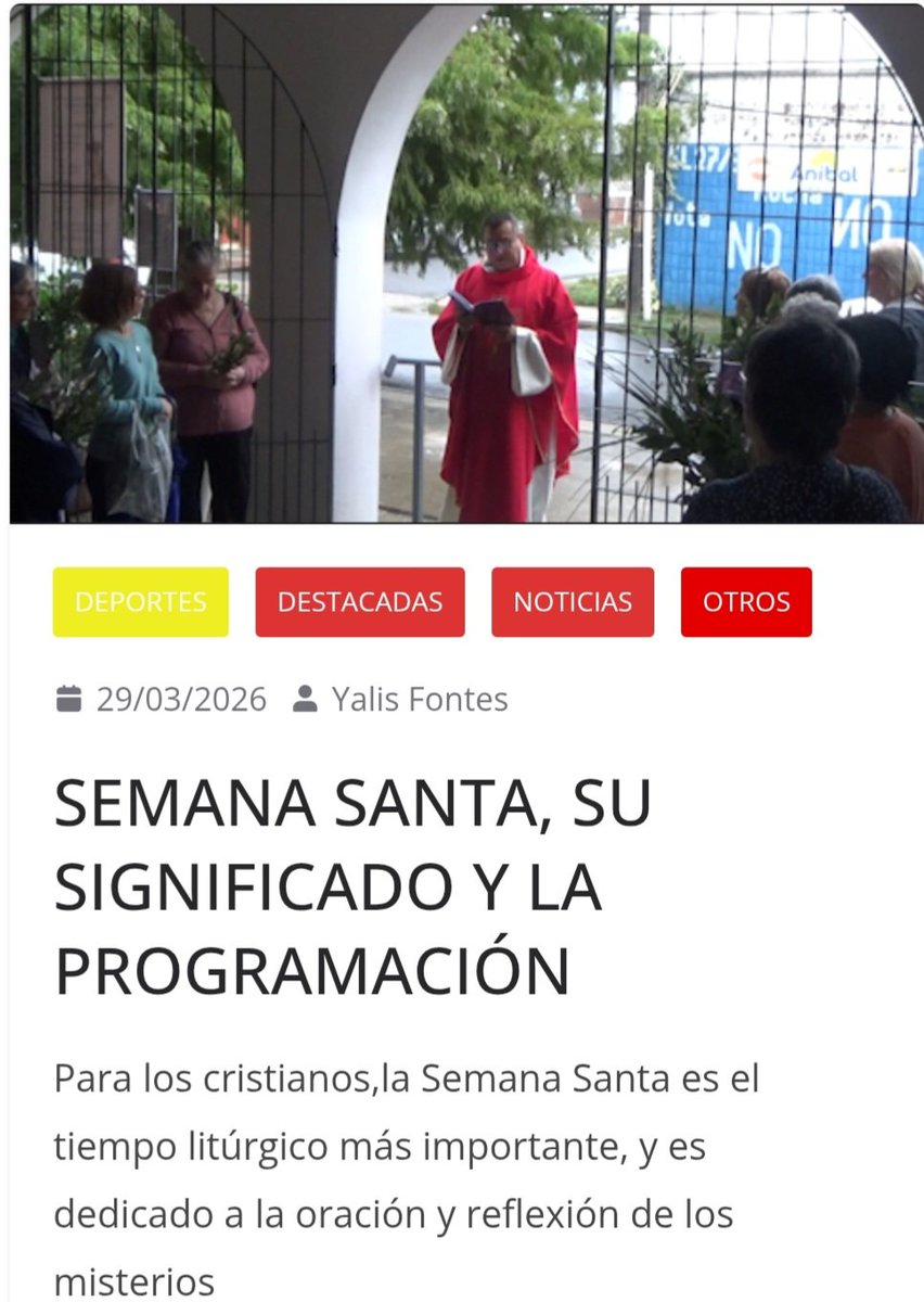 YALISFONTES's tweet photo. Entrevista al Padre Armando Lopez. https://t.co/GGRRwKhGlY https://t.co/PNYicyho66