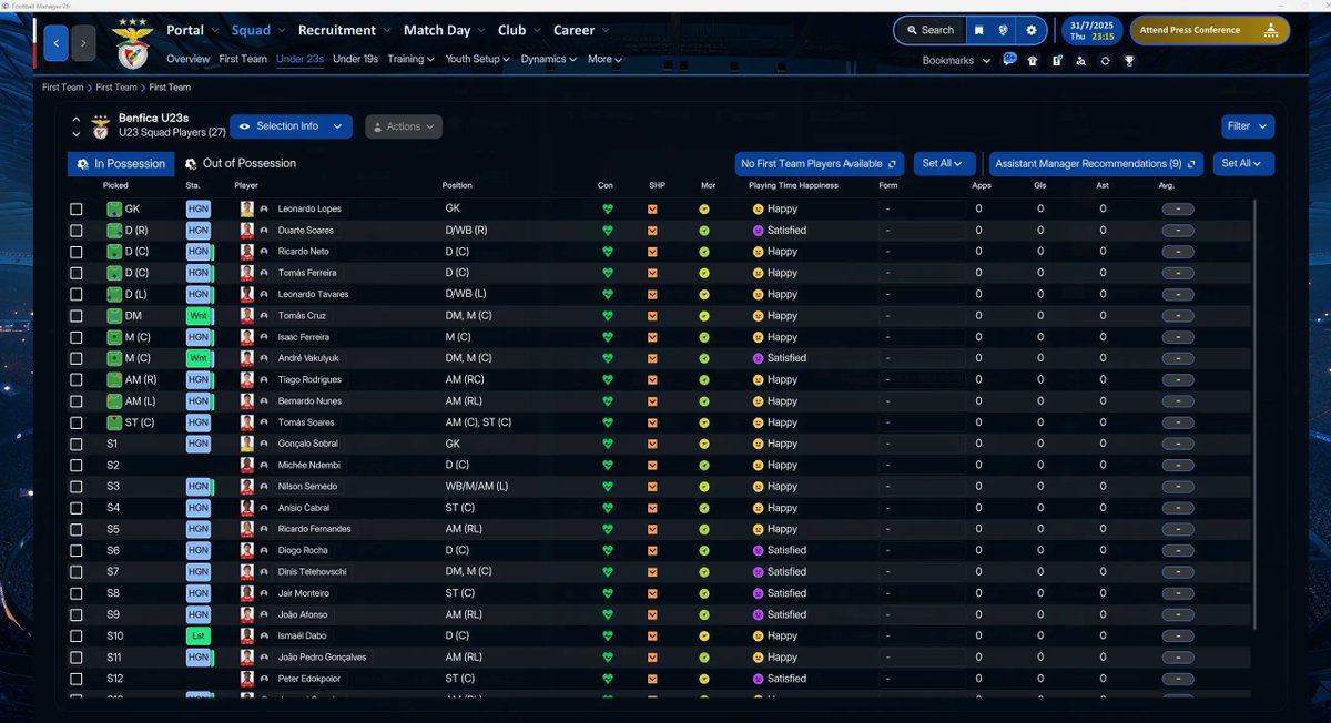 DF11Faces's tweet photo. ๐คฉ DARKSIDE BASE SKIN for FM26
The modern dark UI is easy to navigate, presenting data and stats in a clean layout & showcasing DF11 Faces throughout the entire game!
Check out the full post for more screenshots and install info:
https://t.co/CNj9nAFZp0
#FM26 #FM26skins https://t.co/97nt5ulnZk