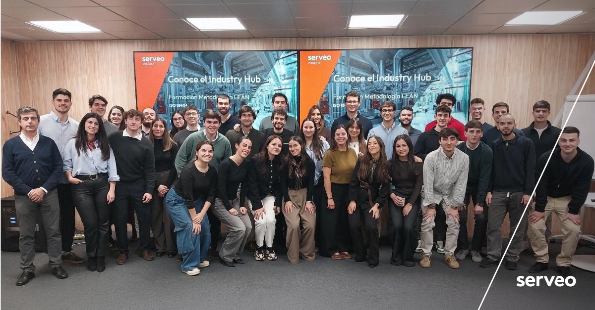 Serveo_com's tweet image. Desde Industry Hub impulsamos el Graduate Programme con Lean Management y Lean Safety:

☕ Bienvenida para conectar
🔧 Excelencia Operativa en acción
💡 Visita al Tech Hub
📊 Sesión práctica con impacto real

#SomosServeo #GraduateProgramme