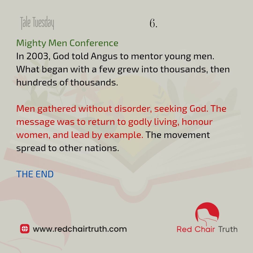 redchairtruth1's tweet image. #RedChairTruth #TaleTuesday #Faith #RCT #AngusBuchan #ItaUdoh