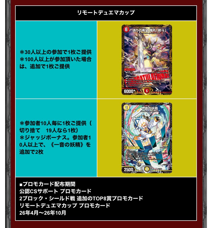 すみリンCS【デュエマCS/リモートCS】 tweet media