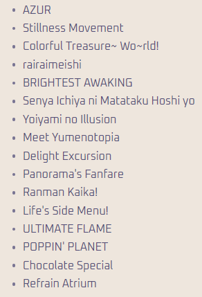 SideM_Eng's tweet photo. Each unit will be getting their own 2D MV! The songs teased include these: https://t.co/f81A014e2T