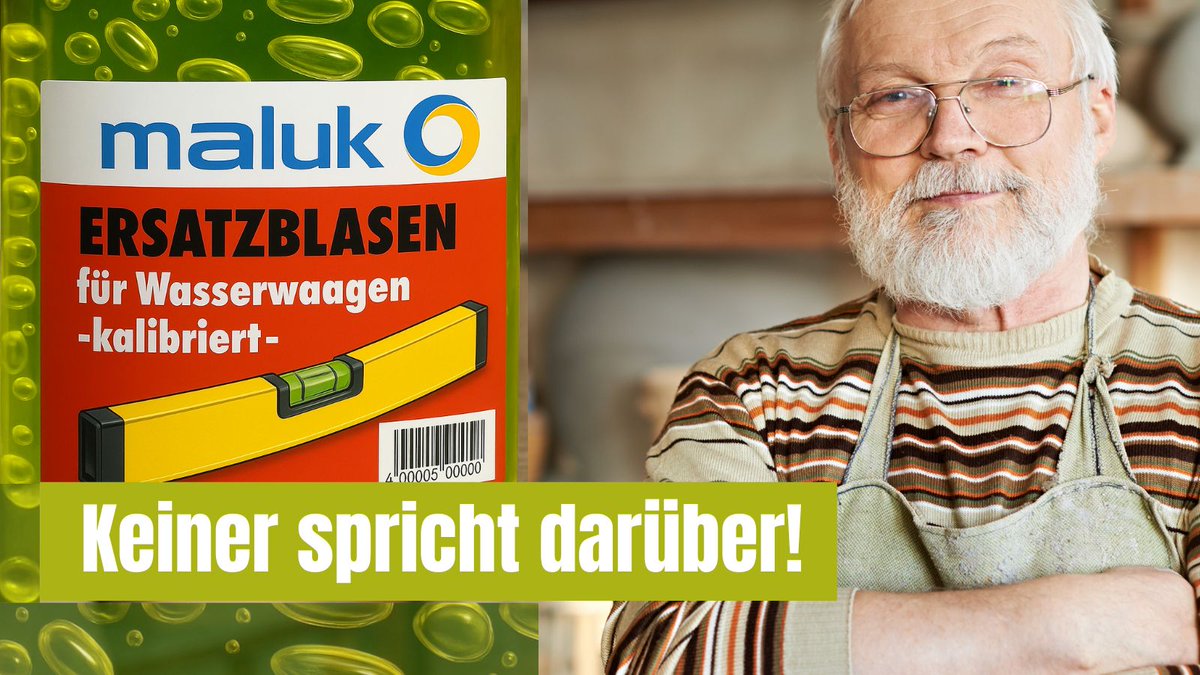malukGmbH's tweet photo. Schiefe Wände? Ganz klar: Die Luftblase in der Wasserwaage wurde nach dem Winter nicht gewechselt. Anfängerfehler. 😉
#aprilscherz #spaßmussein #handwerkerhumor #fun #maluk https://t.co/ZrEpgBYNhN