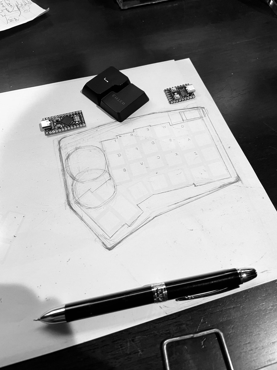 YMG WORKS(やまG)@キーケットD-06手作りキーボード工房 tweet media