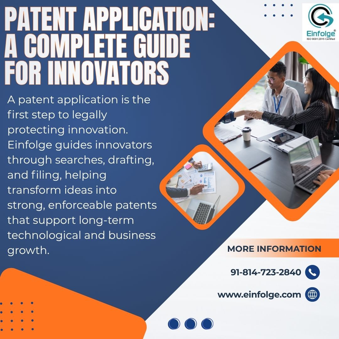 Einfolge's tweet image. #Einfolge guides innovators through searches, #drafting, and #filing
visit: einfolge.com/blog/patent-ap…
#PatentApplication #PatentFiling #IPProtection #PatentStrategy #InventorSupport #IntellectualProperty #IPExperts #StartupInnovation #ProtectYourIdeas #Einfolgetechnologies