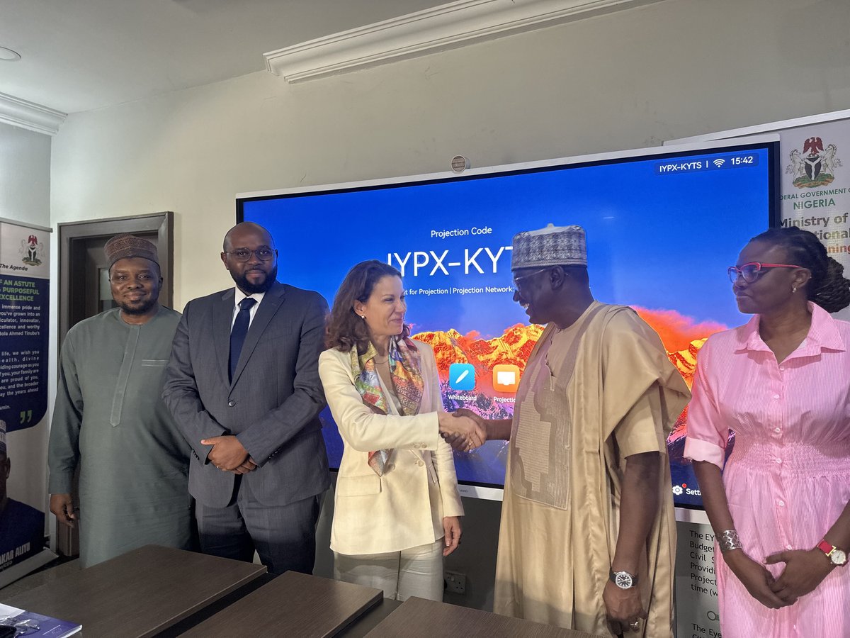abbaaliyu_'s tweet photo. A productive conversation with the European Investment Bank as we continue to explore new pathways for financing renewable energy at scale.

Our discussions focused on potential collaboration under the Distributed Access through Renewable Energy Scale-up (DARES) Program, with the Bank expressing strong interest in supporting deployment efforts and deepening financing structures around the program.

They indicated an interest to put up to 200 million euros towards mission 300 energy access initiative, and a willingness to provide up to 50% co-financing backed by the European Union, this presents a significant opportunity to further unlock capital for renewable energy projects across Nigeria.

What is encouraging is the shared recognition that institutions like REA play a central role in driving this transition, through delivery, coordination, and the ability to bring together public and private sector actors.

We look forward to building on this engagement and expanding the collaboration in ways that continue to accelerate energy access and strengthen the renewable energy ecosystem.

#EnergyAccess #RenewableEnergy #DARES #SustainableFinance #EnergyTransition #abbaaliyu