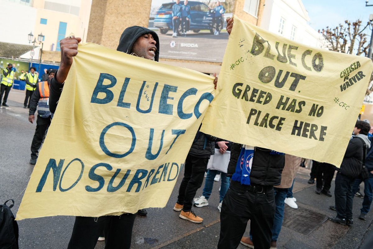 justcfc's tweet photo. Clearlake walked into Chelsea thinking it was just another asset, numbers on a spreadsheet, a system to exploit, a machine to recycle players and turn profit.

But this isn’t just a business, this is Chelsea Football Club. À winning club! 

A club built on defiance, on chaos, on rising when doubted and winning when it matters most. We’re not Brighton who exist to create profit, Chelsea exists to compete, to fight, to win. And that is an identity you can’t dilute. You can’t commercialize it. You can’t change it.

Clearlake have underestimated the power of this club.

Now the response is everywhere. You can feel the tension building In the stands, In the voices of former players, In the energy of the current squad. In the anger, the passion, the refusal to accept mediocrity dressed up as “strategy.”

Next weekend’s protest isn’t just noise. It’s a warning shot. The pressure is rising, and it’s not going away. Not until there’s change. Not until ambition matches the identity of this club. Not until Chelsea is treated like what it truly is a giant of the game, not a financial experiment.

Recognize the weight of this badge… or step aside.