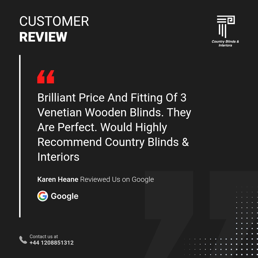 Country_Blinds's tweet image. Another happy client! Your words motivate us to keep delivering the best. Thank you! #ClientReview #HappyCustomer #PositiveFeedback