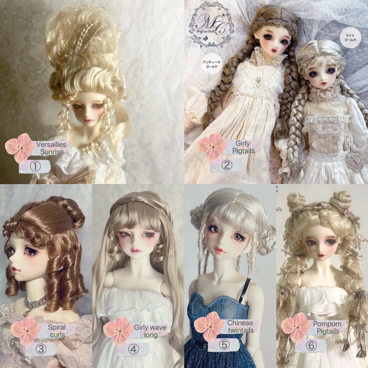 ★ウィッグ再販予定リスト★

いつも #MurmurCoco のウィッグをご愛用いただきありがとうございます！
フォロワーさまから「このウィッグ再販してほしい」というお声をいただいたのでリストを作りました✨

「このサイズがいい！」「このカラーほしい！」などがあればぜひコメントで教えてください🍀