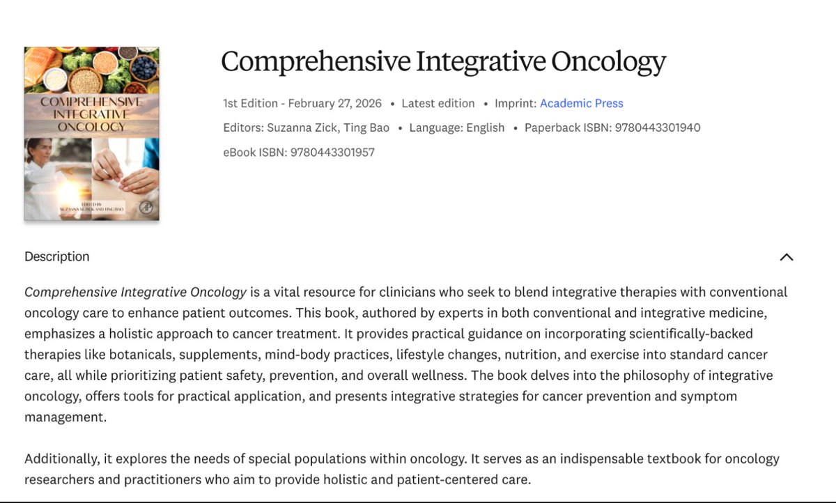Society for Integrative Oncology tweet media