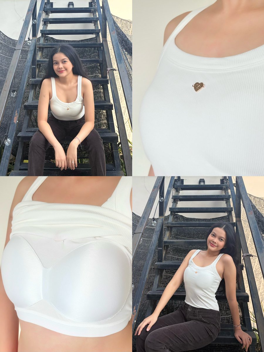 9nine0625's tweet photo. ชอบเสื้อกล้ามมีบราในตัวของ Goslim ตัวนี้มากกก ใส่สบายมากกก ไม่ร้อน แมทช์ง่ายได้หลายลุค ช่วยกระชับหน้าอกได้ดีเลย🫶🏻 https://t.co/yr1aviOJVt