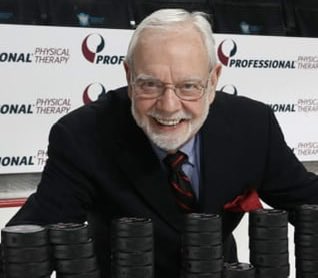 RunninWithNJD's tweet image. Happy 94th Birthday to @StanFischler, The Maven. An absolute legend of our sport, and one of the nicest guys of all time.  Enjoy it Mave! #NJDevils #NYR #Isles