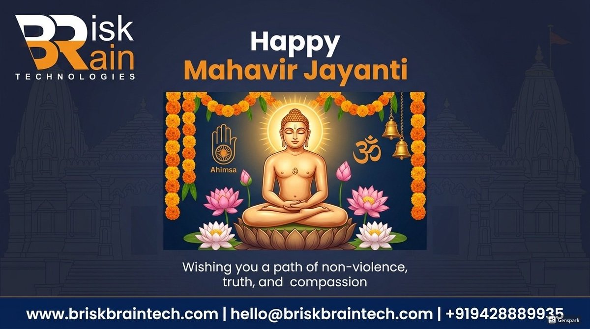 BriskBrain2's tweet photo. Health, happiness, and harmony may come together with flow into your life this Mahavir Jayanti.

#mahavir #india #pictures #indian #temple #religion #gujarat #hindu #forgiveness #hinduism #updates #bhakti #ajmer #ahimsa #jain #sadhu #jainism #nemi #mahaveer #briskbrain https://t.co/Bo1ugJv6Wg