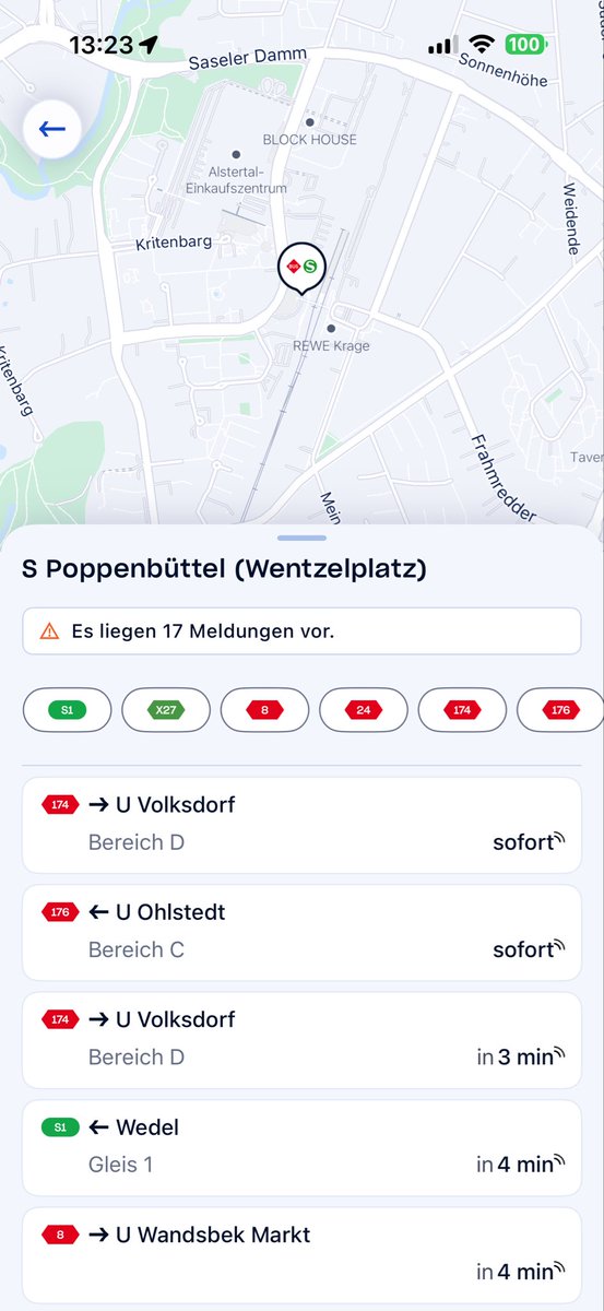 SKrner3's tweet photo. @hochbahn Also in der Hvv Switch App steht dazu nichts drinnen aber nur in der Normalen Hvv App was echt schade ist 
In der Hvv App 24 Mitteilungen und in der Switch App nur 17 Meldungen Bitte beheben https://t.co/UCqD5MRr0V