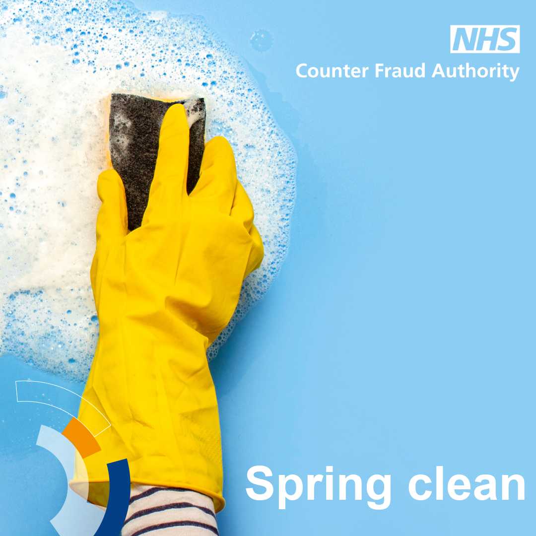 NHSCFA's tweet photo. 🧹 Spring clean tip #5: Review payroll controls

Good payroll controls help protect NHS funds.

✔ timesheets authorised correctly
✔ overtime reviewed
✔ roles and credentials verified

Accuracy matters.

#NHSCounterFraud #PublicMoney #NHSCounterFraud https://t.co/IToGfmt7gW