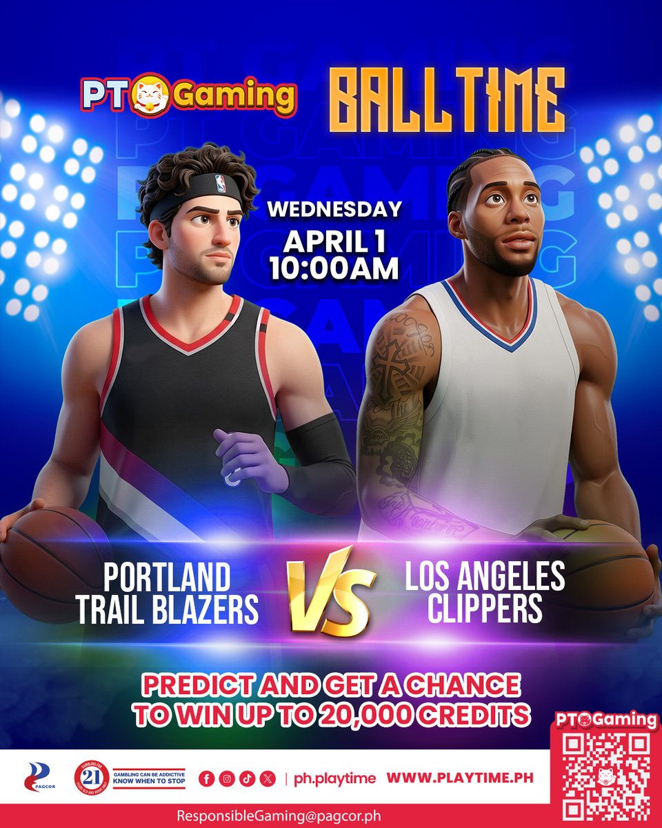 🏀Portland Trail Blazers vs LA Clippers🏀

Wag ka lang mag-sideline—bawat try counts.
Mas mabilis ka mag-guess, mas malaki chance mong manalo.

TODAY lang ‘to! Wag palampasin, baka ikaw na ang next winner ng credits.

👀 Watch LIVE &amp; FREE here: app.ptgaming.ph |
