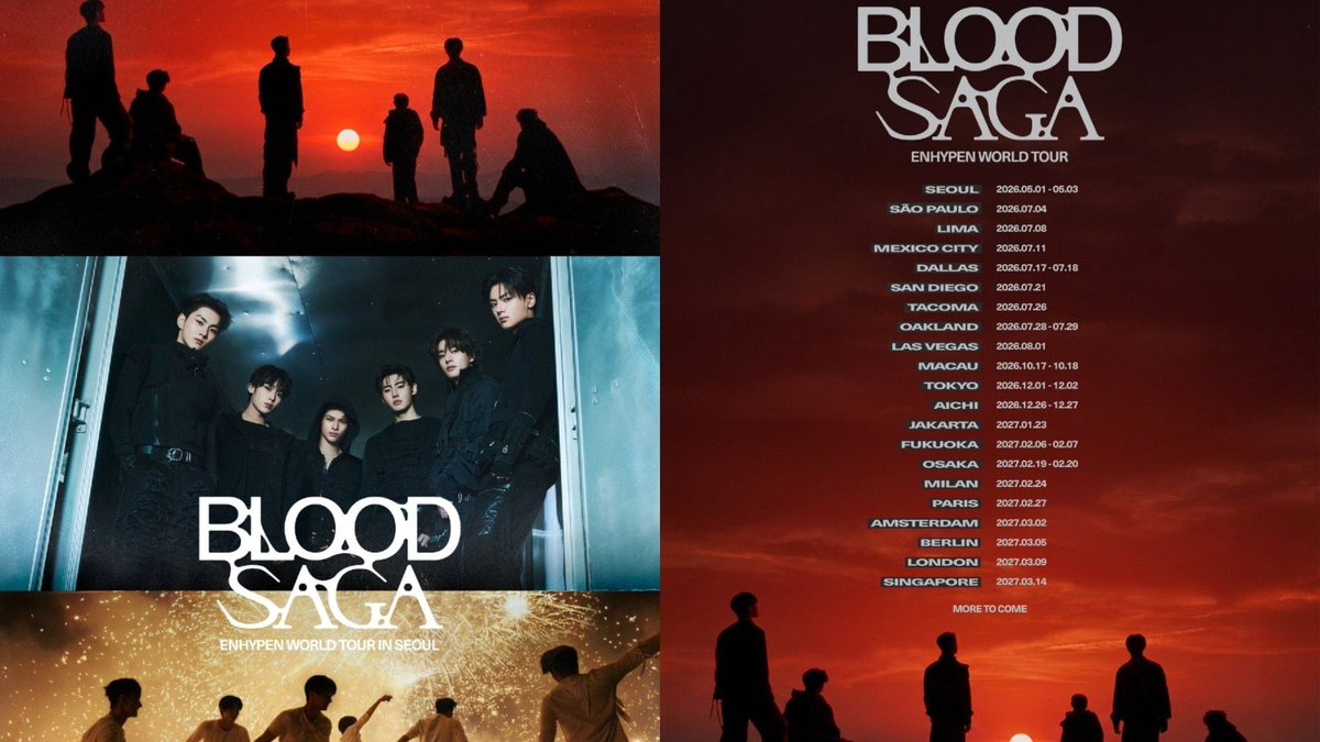"Stop overworking them" - Fans outraged over ENHYPEN's BLOOD SAGA world tour announcement, sparking concerns over nonstop schedules sportskeeda.com/us/k-pop/news-…