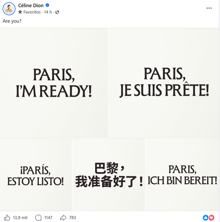 Simplemente, Céline. tweet media