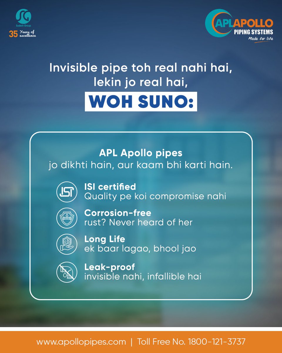 Apollo Pipes LTD tweet media