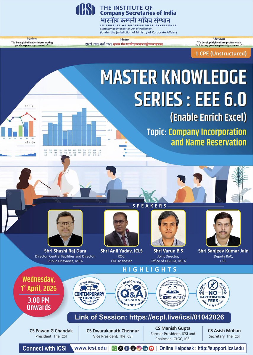 Institute of Company Secretaries of India (ICSI) tweet media