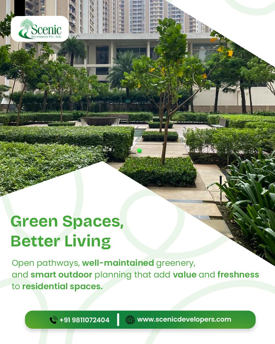 ScenicDeveloper's tweet photo. Open your window to serenity 🌿✨
Where every path leads to peace and every corner blooms with life.

At Scenic Developers, we don’t just build spaces — we create green lifestyles that refresh your soul and elevate your everyday living. 🌱🏡 https://t.co/2RZkbloEwN
