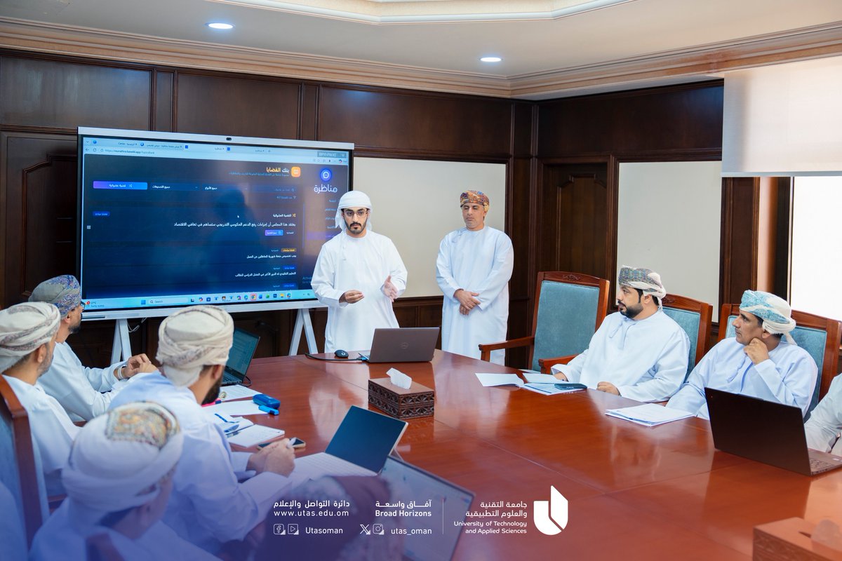 جامعة التقنية والعلوم التطبيقية tweet media