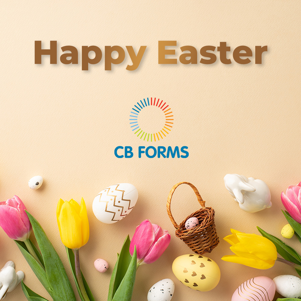 CBForms's tweet image. 🐣 Happy Easter from CB Forms!

#HappyEaster #CBForms #Ireland #Cork