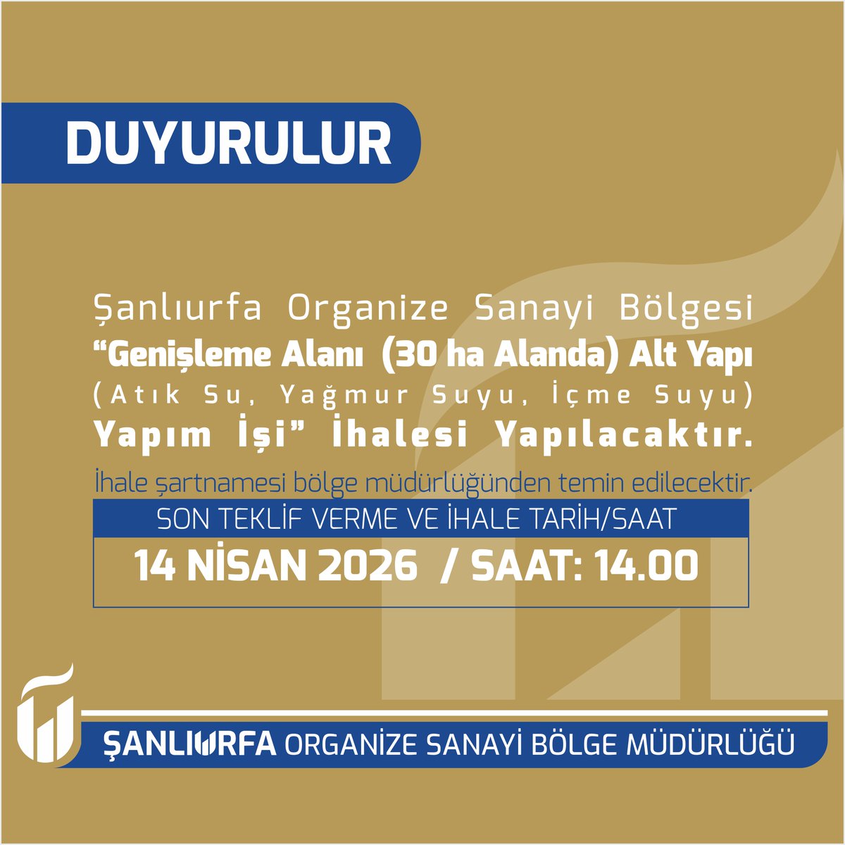 Şanlıurfa OSB tweet media