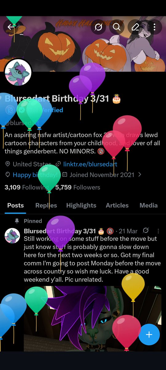 Blursedart 🔞 tweet media