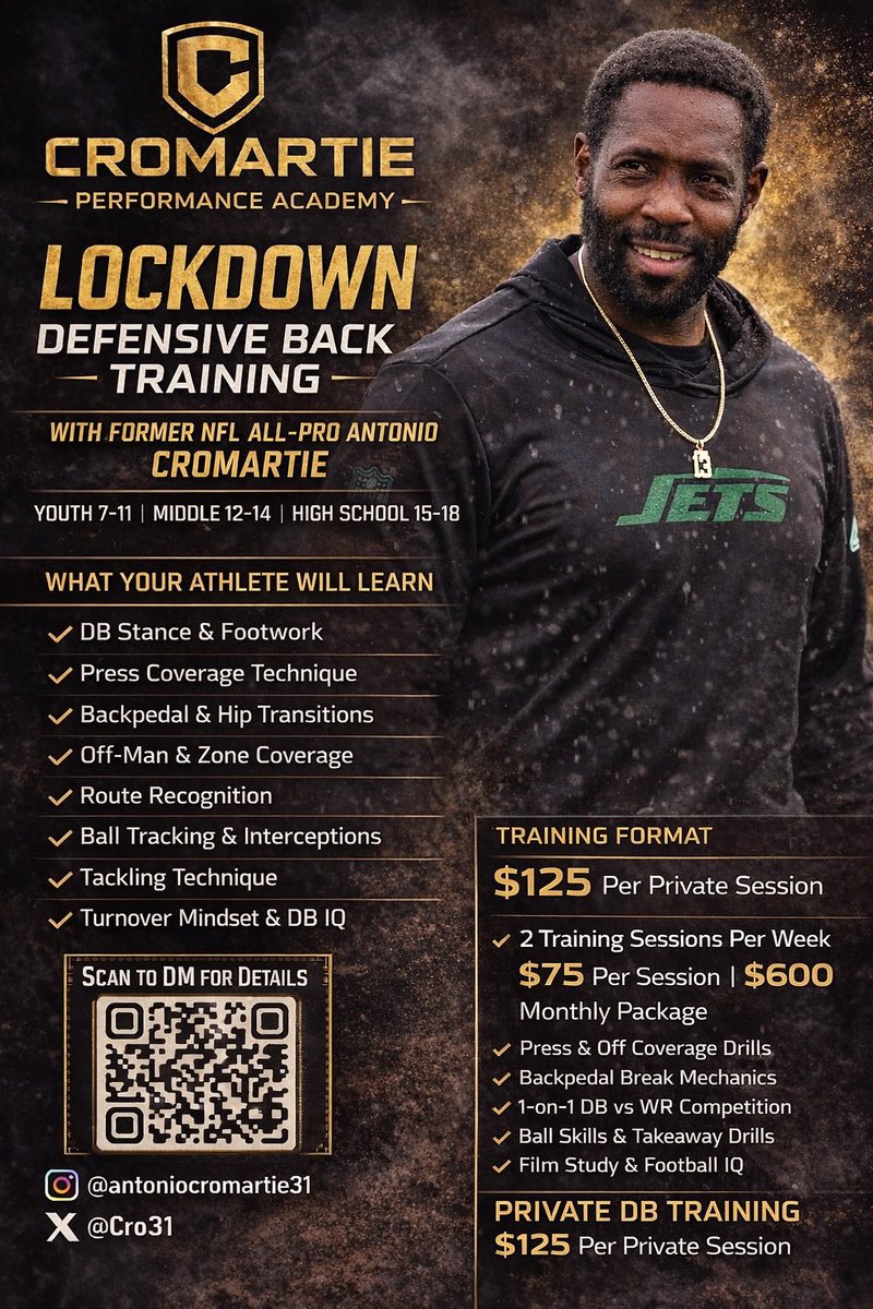 COACH ANTONIO CROMARTIE tweet media