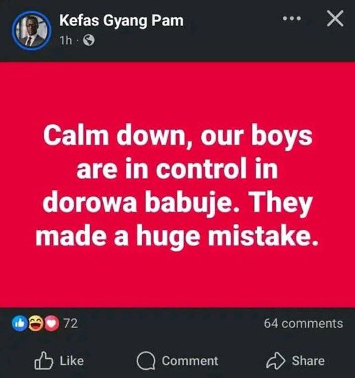 If Kefas Gyang Pam and PlateauAsiangirl <a href="/CatiaKyen/">Plateau Asian girl🌟</a> were Muslim accounts, posting our boys are in control and give our men just three days this social media space would not contain us !!!

Arrests would be demanded !!!

They would be called terrorists !!!

But because they're