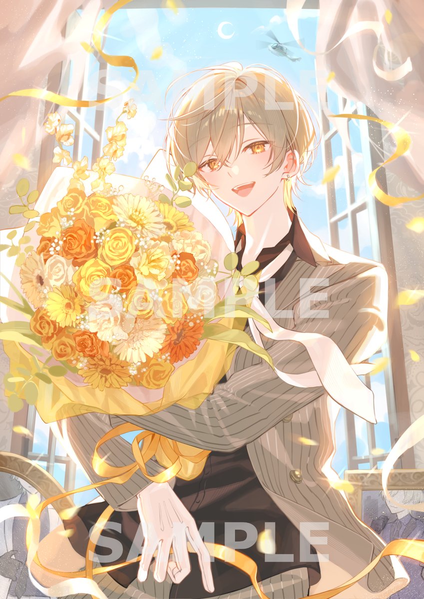 こちらのイラストを描かせていただきました！よろしくお願いいたします！
６周年おめでとうございます！🌙