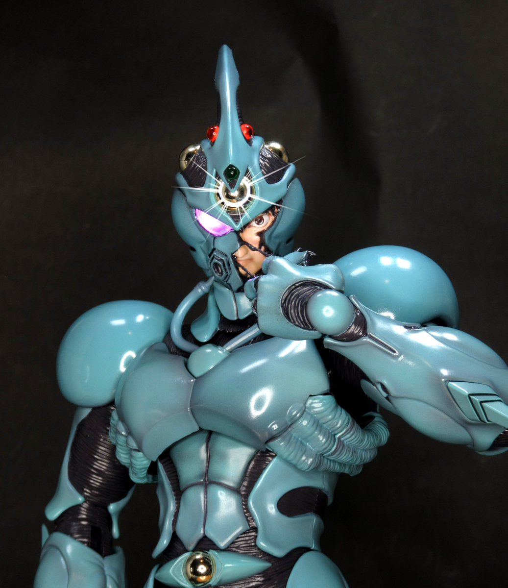 MasashiKNAVE's tweet image. 完成！
#強殖装甲ガイバー
#ガイバー40周年記念展
#MaxFactory
1/6 ガイバーⅠ「深町晶・イメージヘッド」カスタム
#Guyver
#custom