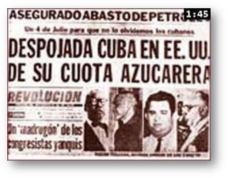 GuerraLiober's tweet photo. Hace hoy 65 años, el 31 de marzo de 1961, el presidente Kennedy suprimió totalmente la cuota azucarera cubana. Fue un paso más hacia la guerra económica que el mundo condena. #TumbaElBloqueo https://t.co/FT0GhgBOSe