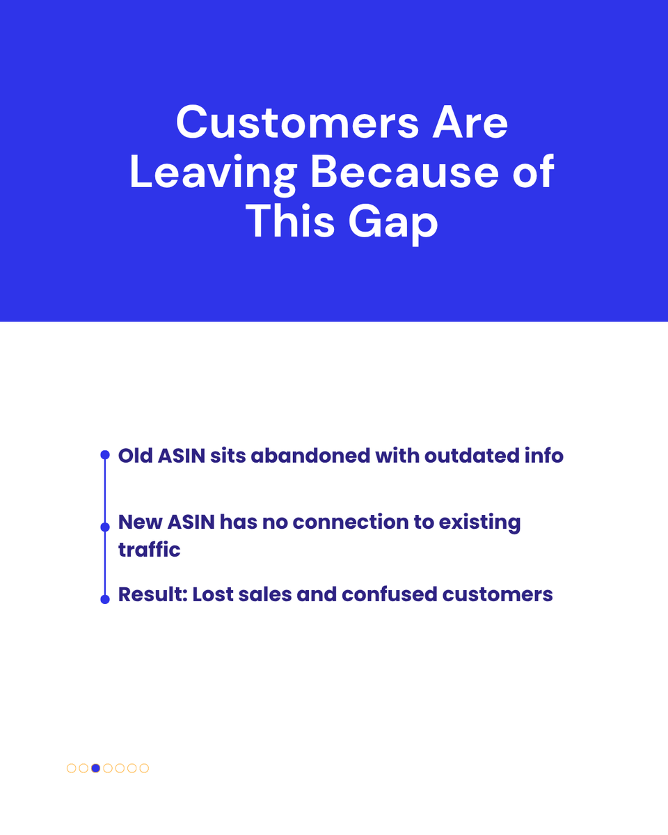 hefffaye's tweet photo. Are your old Amazon ASINs sending customers straight to a dead end? 

When you launch an updated product, your old listing often sits abandoned with outdated info. The new ASIN has no connection to that existing traffic, which ultimately leads to lost sales and confused buyers.

Enter the hidden Seller Central feature you need to be using: The Newer Version Widget.

By simply submitting your original and new ASINs, an automatic link is created directly connecting the two. The numbers speak for themselves:

• 20-30% reduction in lost sales 
• 15-25% click-through rate improvement 
• 100% review equity preserved 

To qualify, both ASINs just need to share the same function, quantity, type, and style specifications.

Your Quick Action Plan: 
1️⃣ Identify updated products in your catalog 
2️⃣ Check for abandoned ASINs that still get traffic 
3️⃣ Submit a widget request in Seller Central 

Stop letting old listings die. Want to uncover more hidden revenue gaps? Get a Free Oddit Report now!

https://t.co/TbNHlhceeK

Have you used this widget before? Let us know in the comments!

#AmazonFBA #AmazonSeller #SellerCentral #EcommerceStrategy #SwiftStart