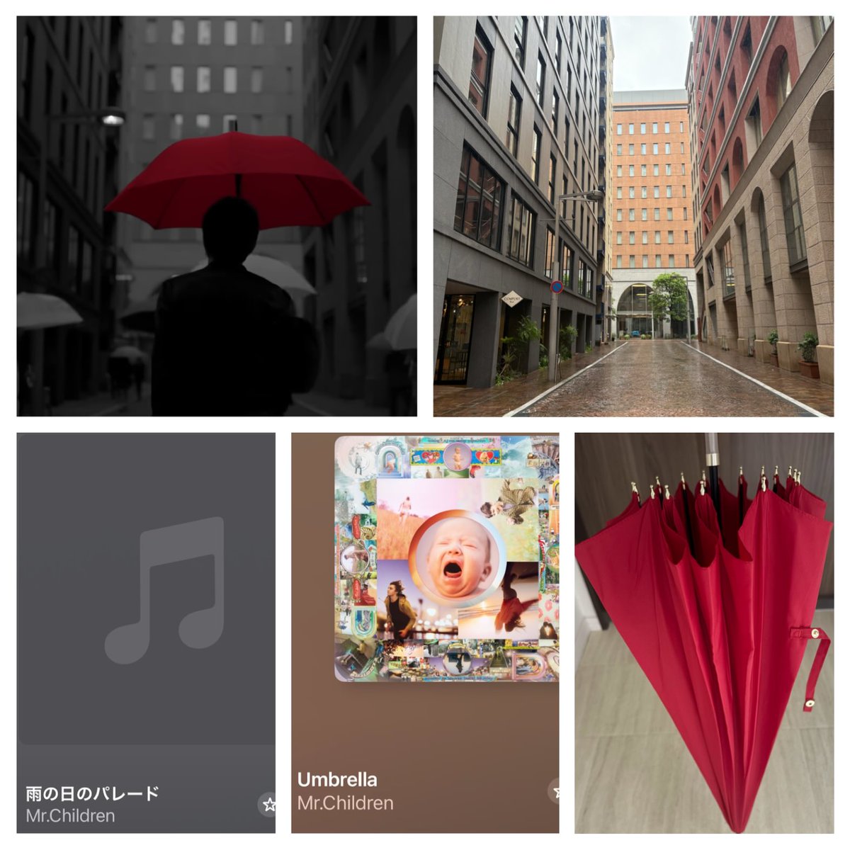 FD6Swedt7L59572's tweet image. 雨より晴れがいいけど雨の日でも
　赤い傘持てる⤴︎のテンションになるの
リスナーあるある☂️

飛び蹴りがミゾオチに決まって体を屈める桜井さんもかっこいい

#産声
#missyou
#雨の日のパレード
#Umbrella