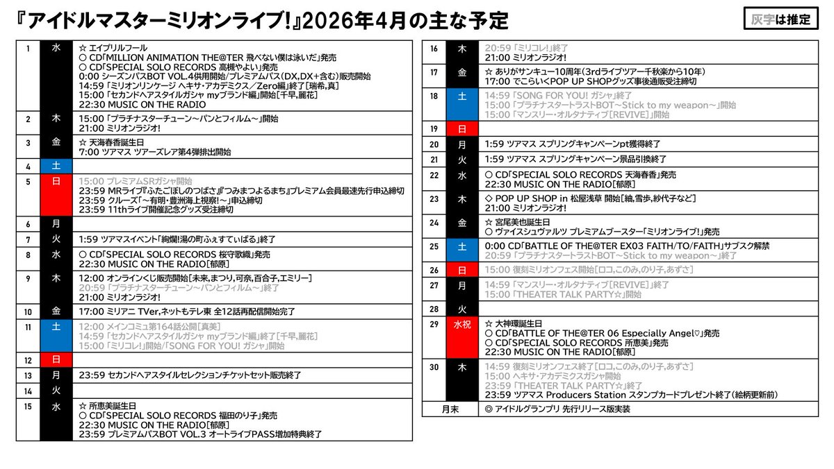 1486@「Next to Clover」管理人 tweet media