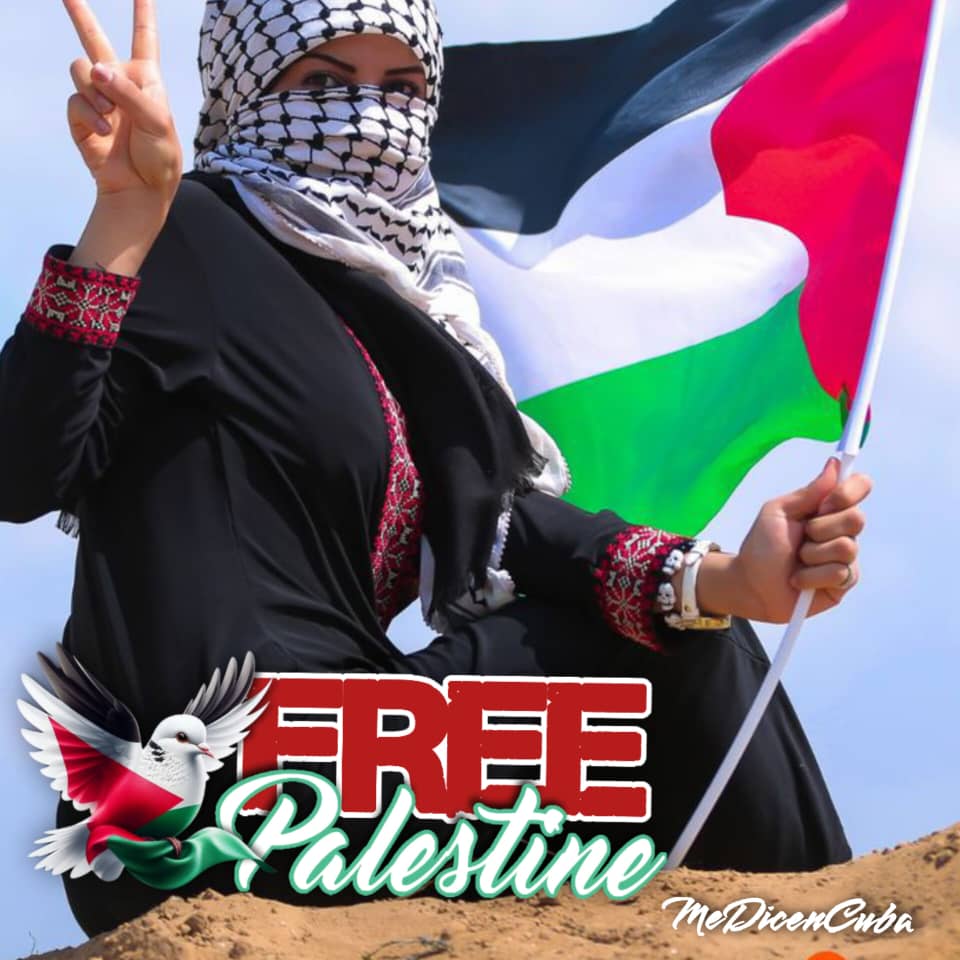 #CubaConPalestina 
#ProyectandoElFuturo 
#RevoluciónEsConstruir