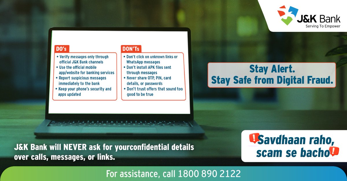 J&K Bank tweet media